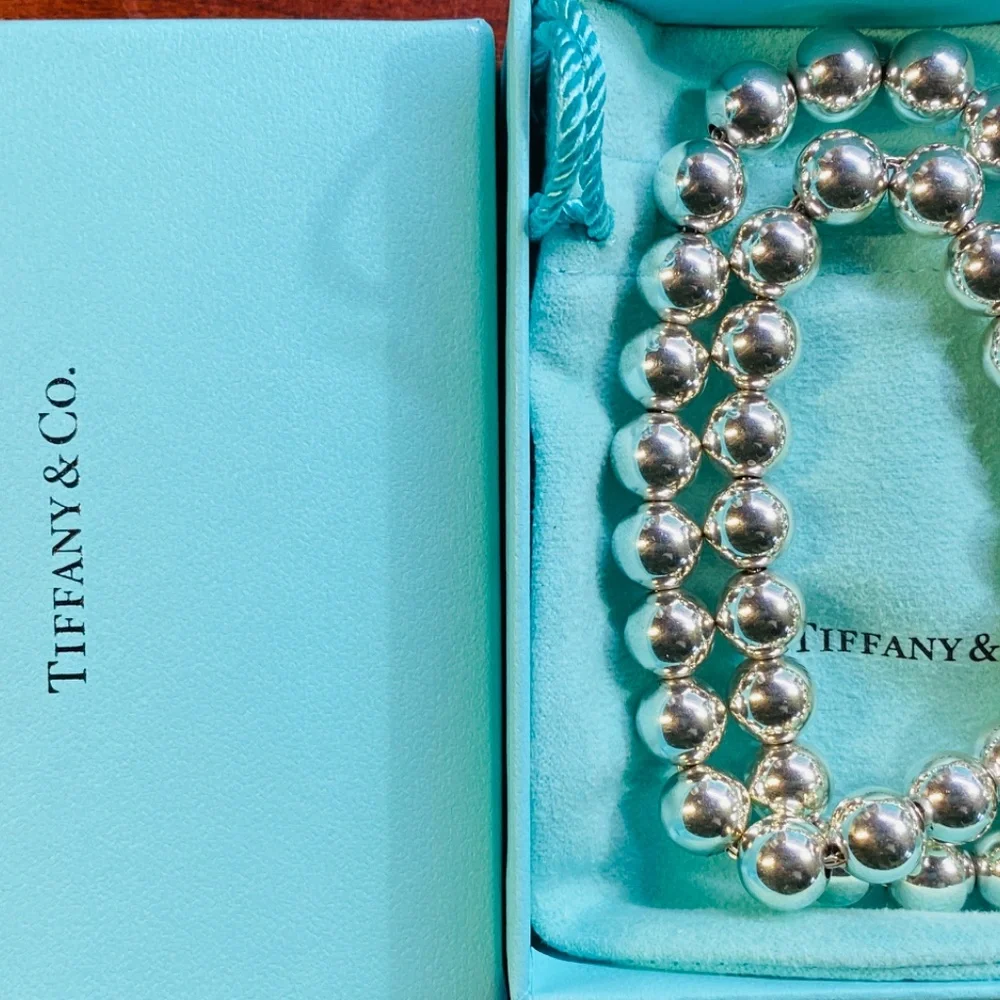 Tiffany & Co HardWear Ball Necklace 10mm 18” Sterling Silver 925 57g - Picture 6 of 9